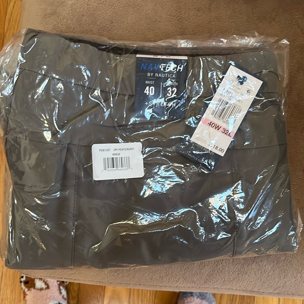 NWT  pewter gray 40 waist 32 length